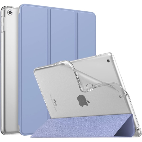 Fodral för Nya iPad 9:e/8:e/7:e Gen (2021/2020/2019), Mjuk TPU Genomskinlig Frostad Bakre Skyddsskal Smalt Skal Skydd