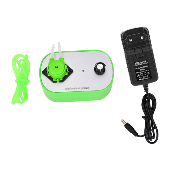 Peristaltisk vätskepumpsdoseringsenhet med justerbar hastighet 100-240V EU-kontakt 19-120ml/min G628-1-3