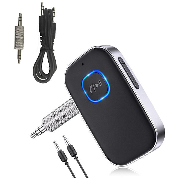 Bluetooth-mottaker - BT 5.0, 3,5 mm AUX, Bluetooth-mottaker aux - Bluetooth-mottaker bil - Bluetooth-mottaker bil aux - Bluetooth-mottaker
