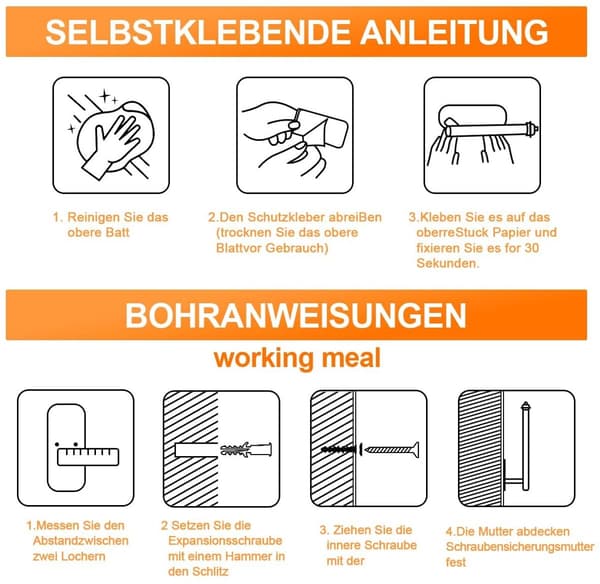 Køkkenrulleholder med sprayflaske, rustfrit stål, multifunktionelAFTER