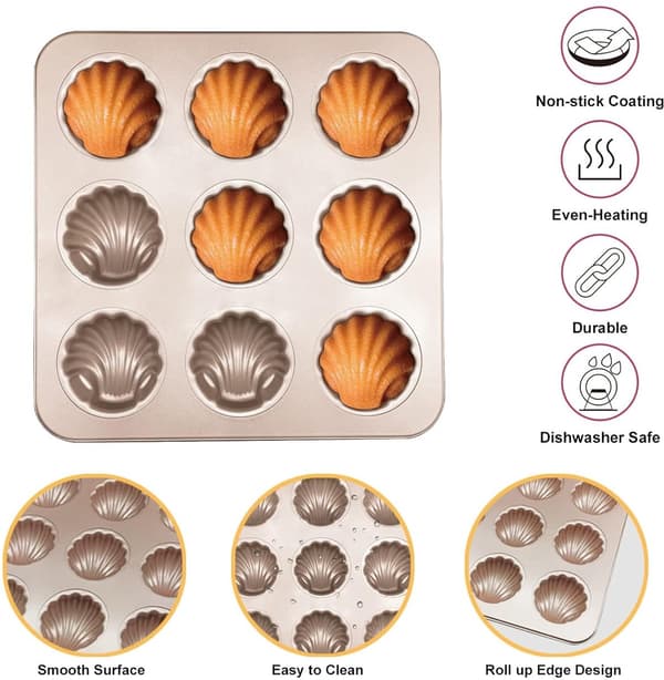 Madeleine Kakform, Högkvalitativt Kolstål, 1 Styck