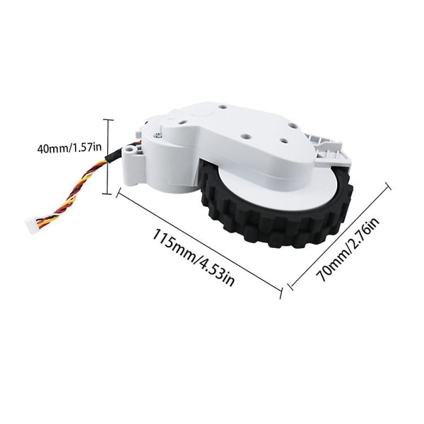 Hjulmotor til E10/ B112/ E12/ C103/ 3c Forbedret Version Robotstøvsuger Reservedele Ri([HK])