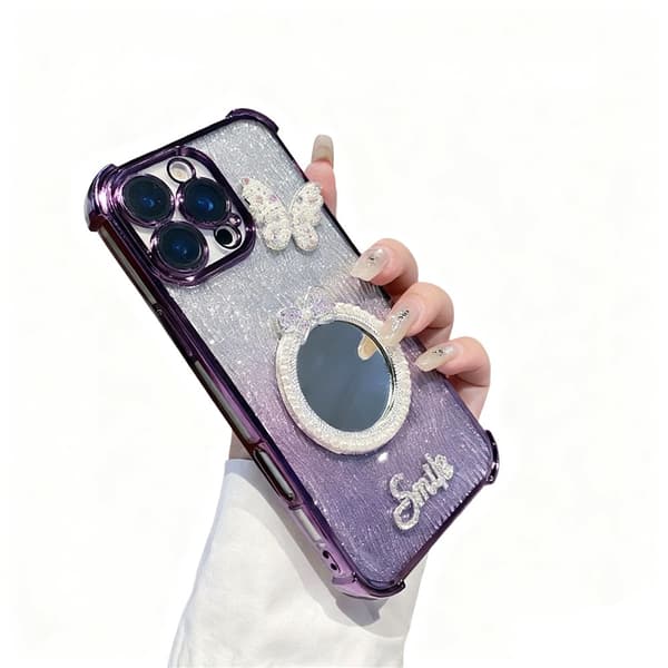 ING iPhone 15 Pro Max telefoncover med makeupspejl