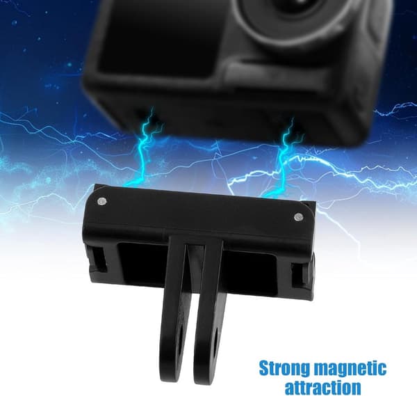 ING Adapter for Action Camera - Magnetisk feste i plast - Rask montering for Dji Osmo Action 5 Pro 4 3 Tilbehør