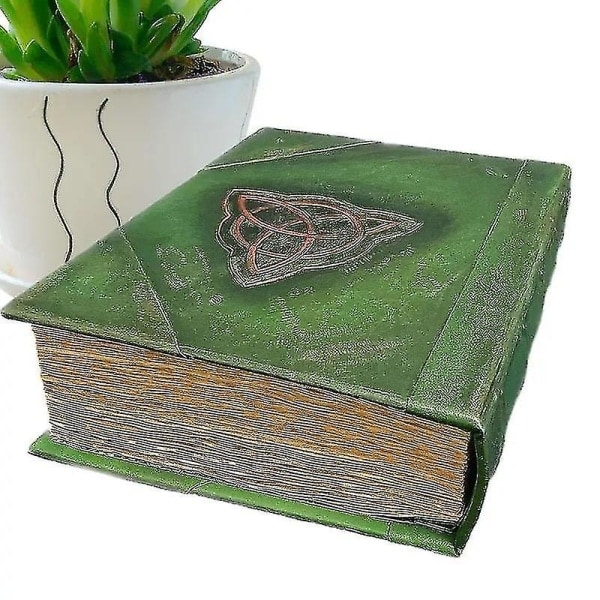 Charmed Book of Shadows Magisk Bog Retro Grønt Omslag 350 Sider Besværgelser Indeks Historier Hardcover Journal
