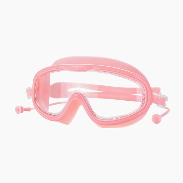 Adjustable Swimming Goggles with Pink Strap - Underwater Goggles for Kids and Adults - Comfortable Fit