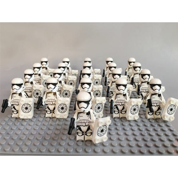 21 stk. Star Wars Empire Storm Trooper Minifigurer Børnelegetøj