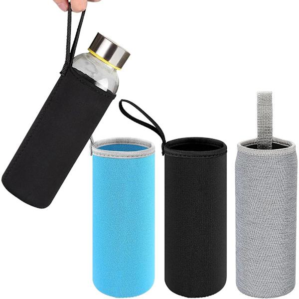 Neoprenflaskor, Skyddande Hölje, 3 st Neoprenskydd, Flaska 550 ml, Flaskskydd, Ärm, Dricksflaskor, Flaskärm För Te-flaskor