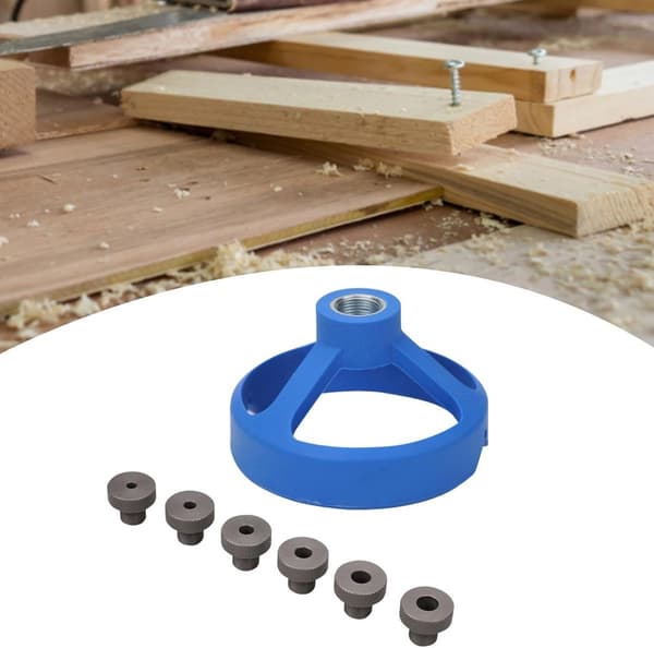 ING Borrguide, Punch Locator Clamp, Vertikal Borrguide, Högprecisionsklämning, Blå