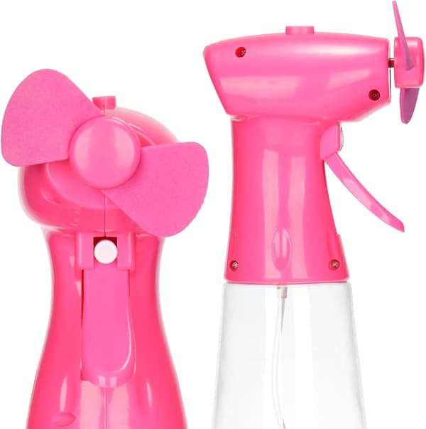 3-pak sprayventilator – Sprayventilator – Sommerkøling – Mini håndholdt sprayventilator [Tilfældig stil] (3-pak)