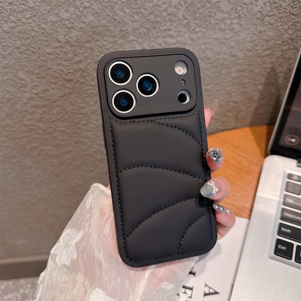 Velegnet til iPhone 17 Pro max mobiltelefoncover, dekompressions-dunjakkemateriale