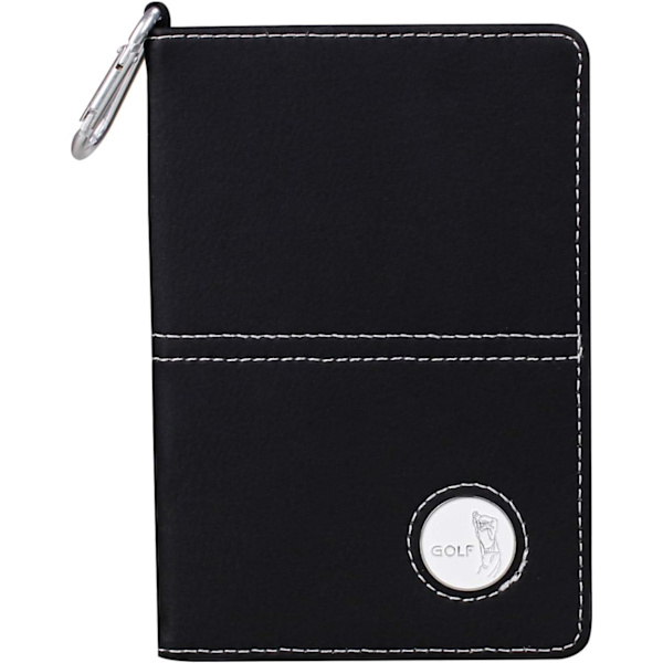 Deluxe PU Læder Golf Scorecard Holder Læder og Yardage Bog - Gratis Skicka en Boll Mark og en Penna