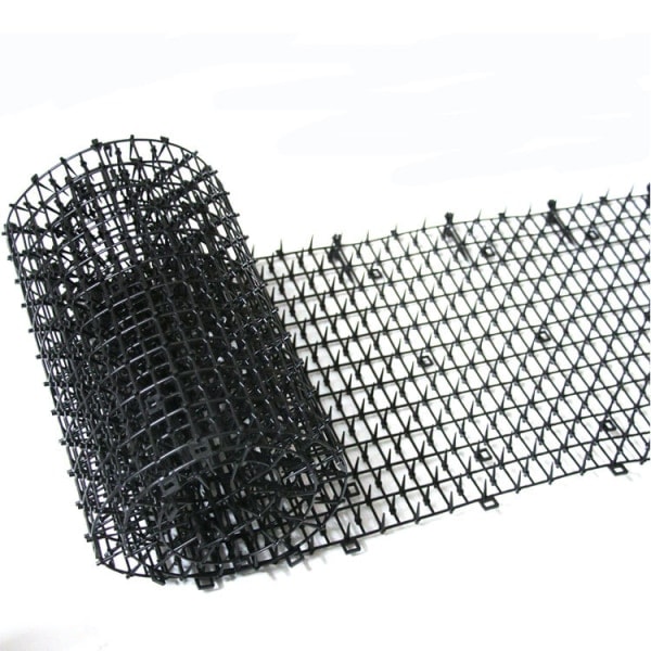 Anti-katte havemåtte med pigge 200*30cm, sort