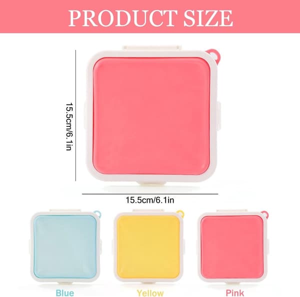 ING 3-delt - Sandwichbeholder - Silikone Sandwich Organizer