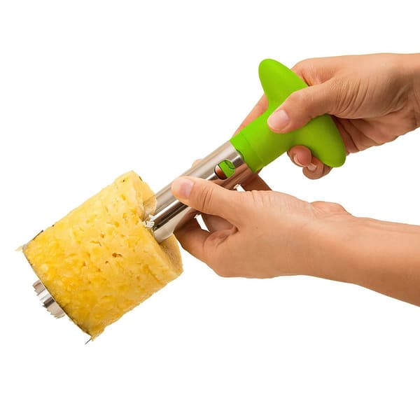 Ananasskärare i metall, Silver