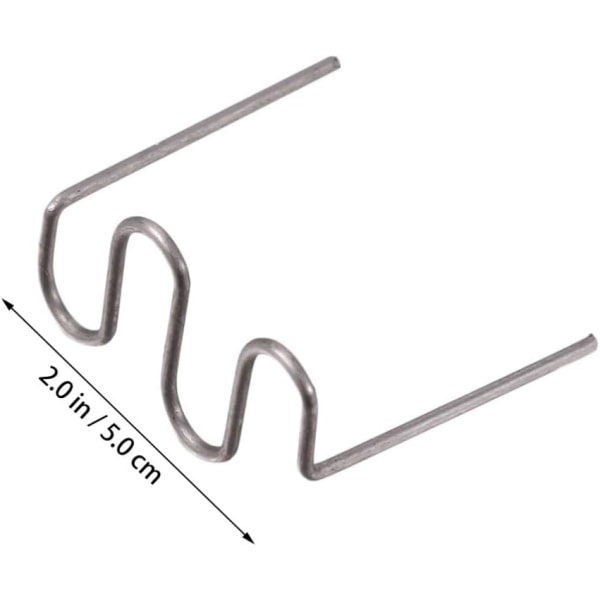 500 stk Svejsestænger Varmt Stifter Reparationsmaskine Plastik Svejsning Varmt Stifter Bil Auto Bumper Reparation Forudskårne Bølge Stifter 0,8 mm, KoleZy