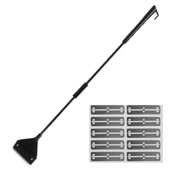Algskrapa - Algskrapa i rostfritt stål för akvarierengöring, 62 cm lång