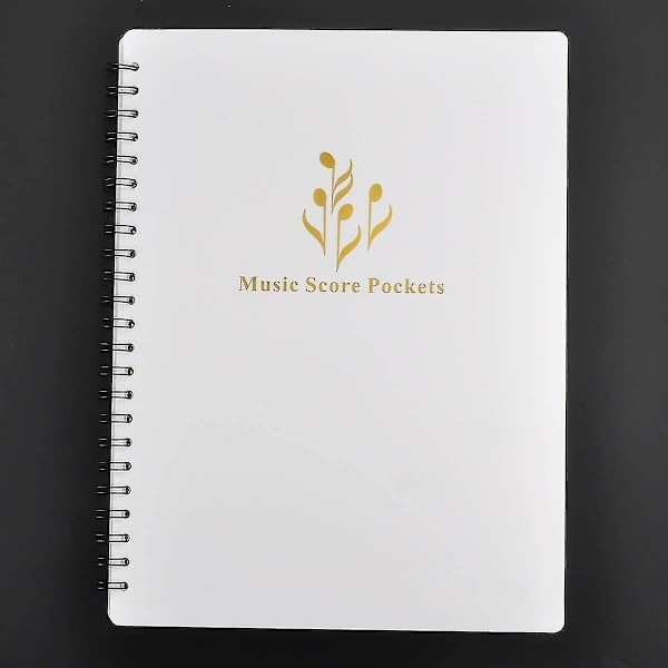 Sheet music storage folder - A4 size double sided sheet music folder for Mu.