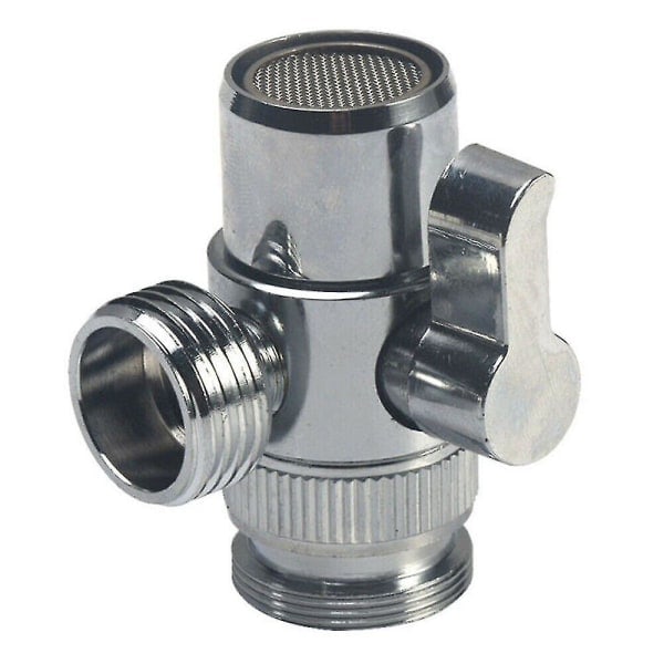 Blandebatteri Diverter Vaskeservantkran Vannkran Deler Adapter For Vaskemaskin. (sølv)(1 stk)