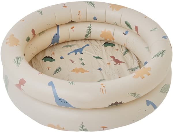 Uppblåsbar barnpool, φ90cm, PVC med dinosaurietryck