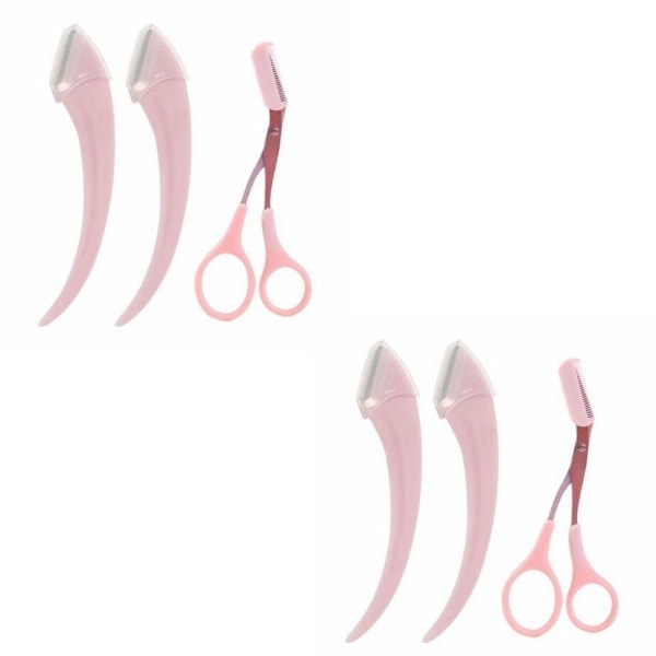 Kulmaharvennus- ja kauneus-sakset ROSA Pink