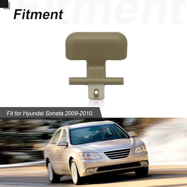 Beige Armlæn Centerkonsol Armlæn Lås Klips Kompatibel med Hyundai Sonata 2009-2010 Udskift # 84661-3K000V2 846613K000V2