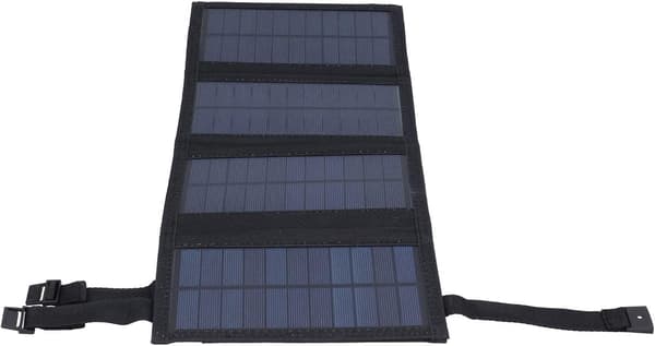 Sammenfoldeligt solpanel - 20W 5V - USB-oplader - Solceller - IP65 - Mobiltelefonoplader - til camping, nødsæt, rejser