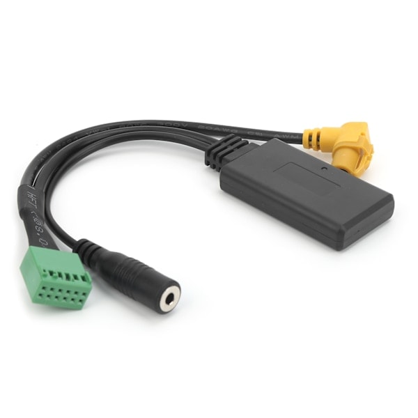 12-nastainen auton Bluetooth AUX Bluetooth-sovitin multimediasoitin auton äänikaapeli mikrofoni handsfree sopii MMI 3G / Q5 / A4L / A6L / Q7 / A5 / S5