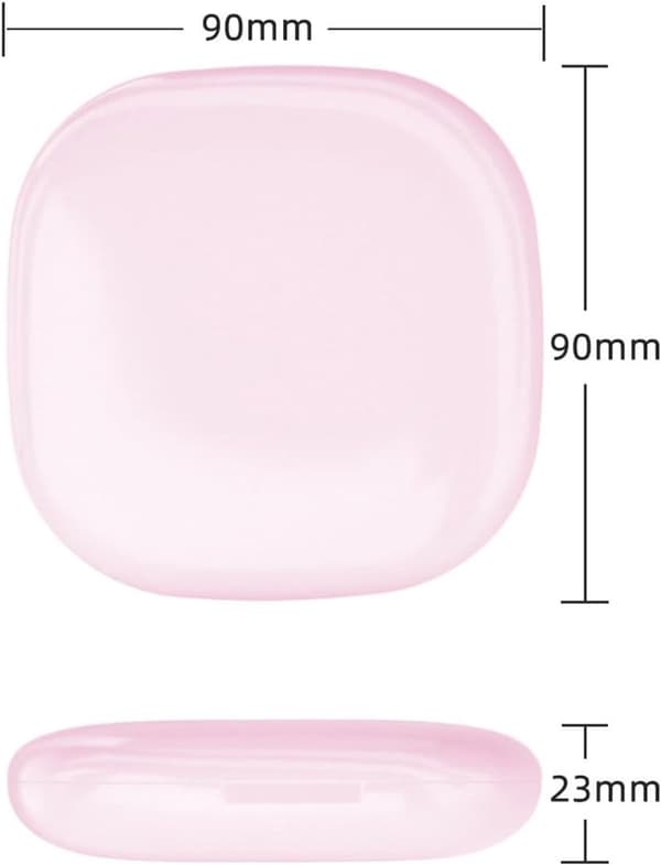5x förstorande uppladdningsbar sminkspegel (vit), 3-färgs ljus, touchkontroll, USB-C, resevänlig.