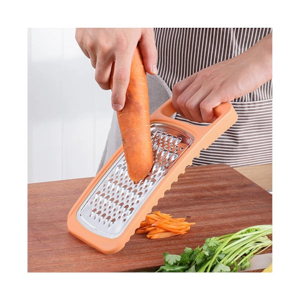 Praktisk potatisnätdelare, rostfri, halkfri potatis - orange
