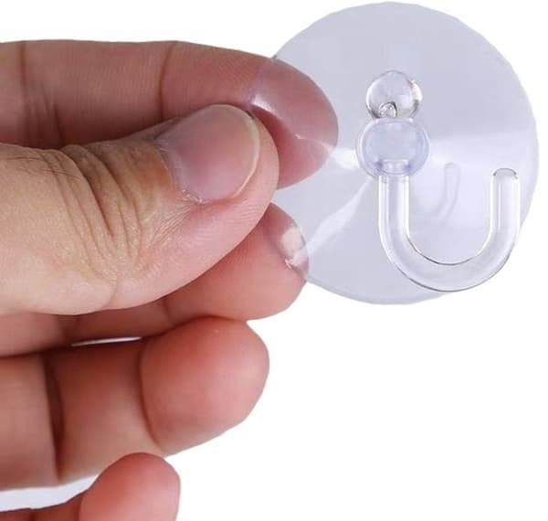 ING (10-pack) Genomskinliga sugproppar i plast, 25 mm (1 tum), 10-pack