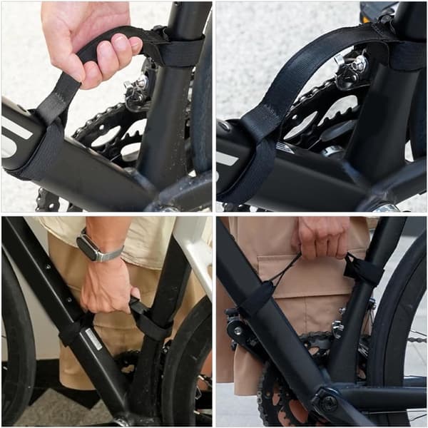 Cykkelstropper - Surringsstropper - Cykelstropper - til cykler, racercykler og terræncykler - 2 stk.