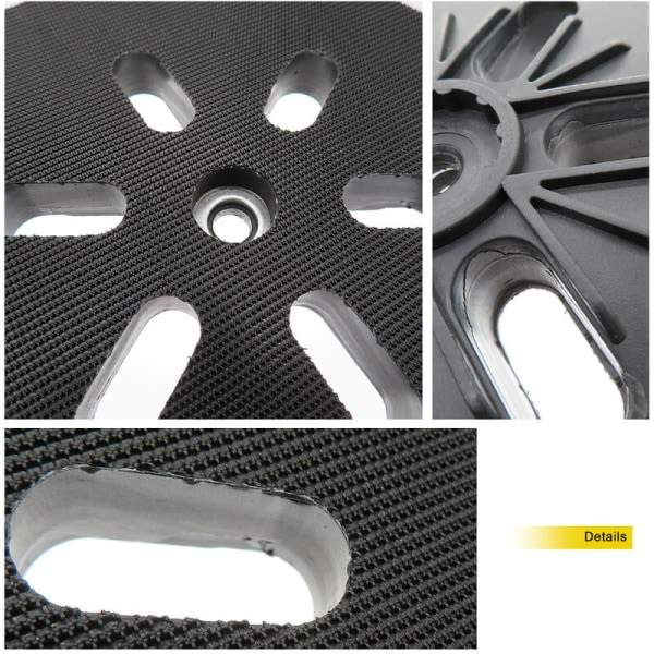 150mm Slibeskive - Kompatibel med Bosch Excentrisk Sander GEX 150 AC, PEX 15 AE, GEX 150 Turbo - Holdbar med Poweka Skrue