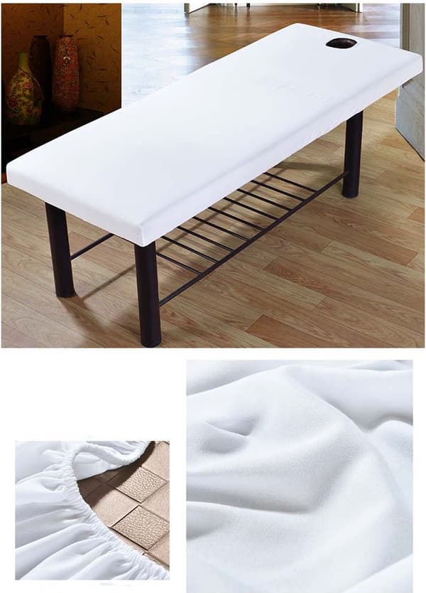 ING Massagebäddmadrass - 80 cm x 80 cm - vit