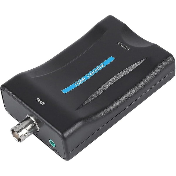 Koaxial till HDMI-adapter BNC till HDMI-omvandlare Koaxial till HDMI-omvandlare för TV-antenn 1080p/720p HD-skärm Videoadapter Övervakningsmonitor ...