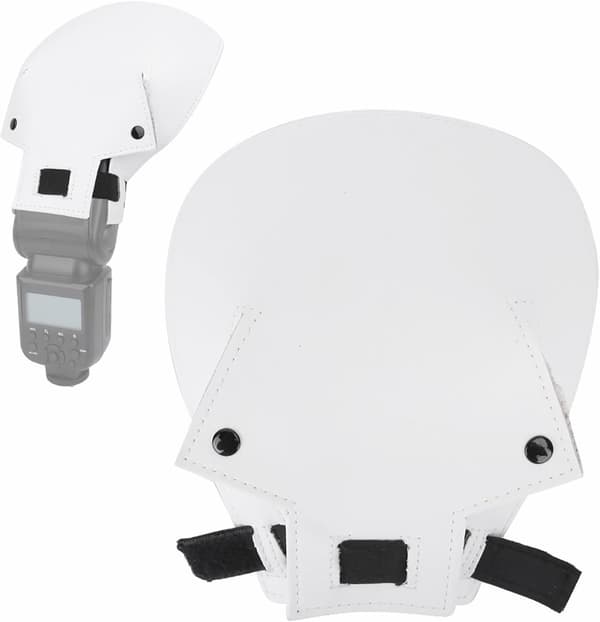 Bærbar universell buet blitsdiffuser/softboks for DSLR-fotografering