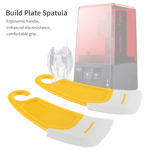 3D-hartsiprinterin tarvikkeet 2 kpl silikonispatulaa 3D-tulostusresinien poistoon