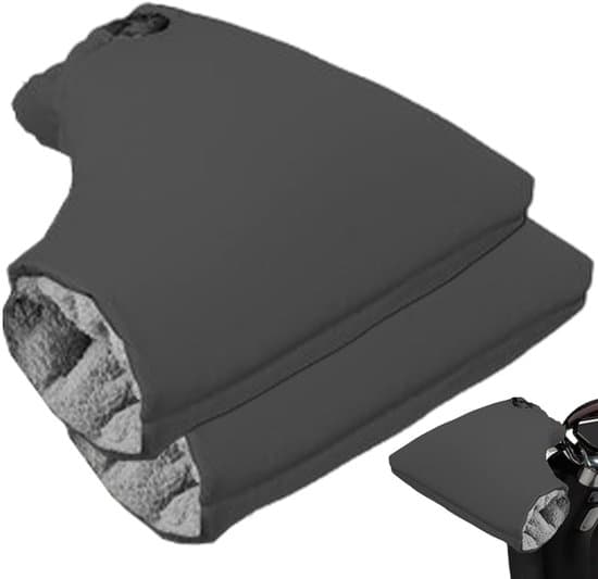 ING Vinterhandskar - Extra tjocka cykelhandskar - 30x35cm - Svart