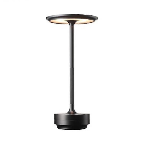 Sladdlös bordslampa Dimbar Vattentät Metall USB Laddningsbar Bordslampor -1st-WELLNGS-LXL svart