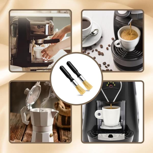 Baristaharjat - kahviharja puukahvalla - 2 kappaletta