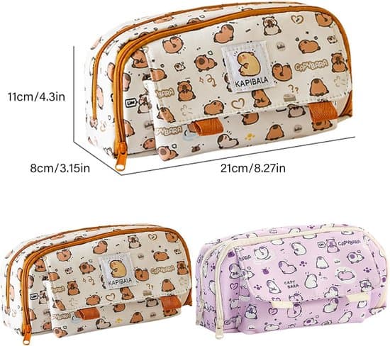 ING Penal - Penal med stor kapasitet - Polyesterfiber - 20×6×10 cm