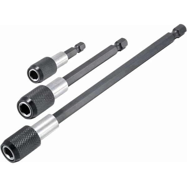 Magnetisk skruvmejselbitshållare 2\" 4\" 6\" Hex Shank 1/4\" Snabbväxlingsset -3 st