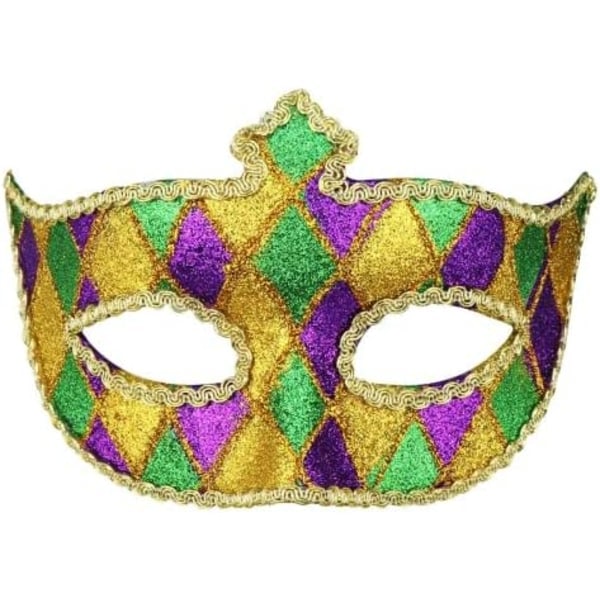 Maskerademaske Venetiansk Festmaske Halloweenmaske Kostymer Mardi Gras Maske St Patricks Day Festartikler