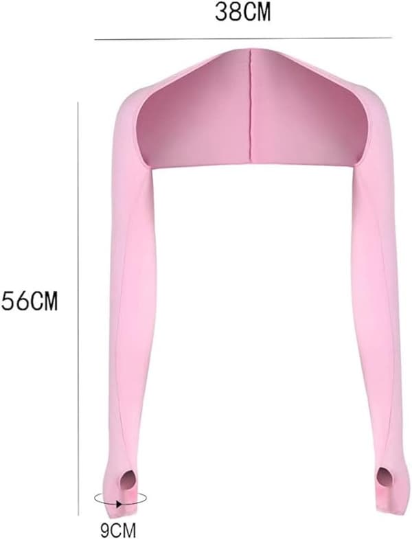 4-delt sæt kølesjal, golf solbeskyttelse, cykelbeskyttelse, samlet længde: 155 cm (flere farver)
