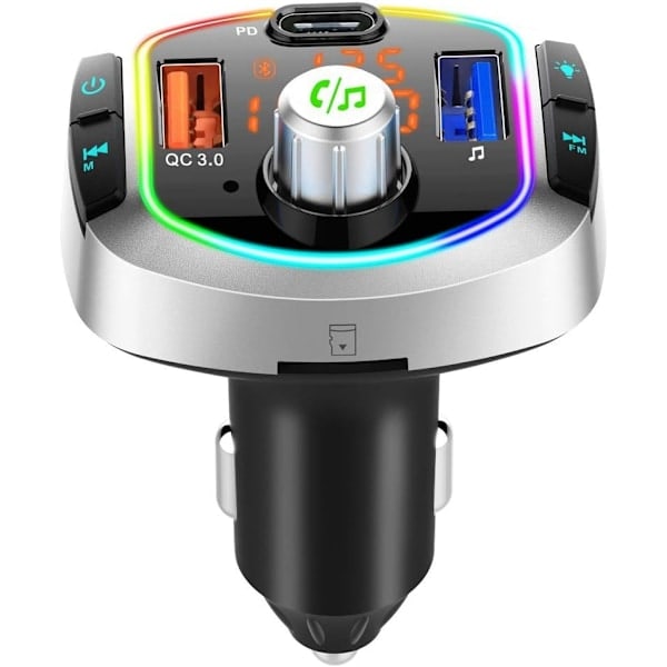 Auton Bluetooth 5.0 -lähetin latauksella