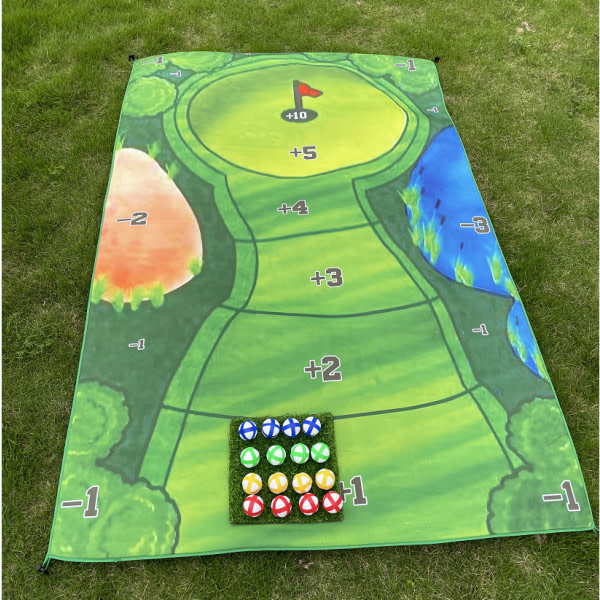 Casual Golf Game Set, 150cmX80cm golf club mat