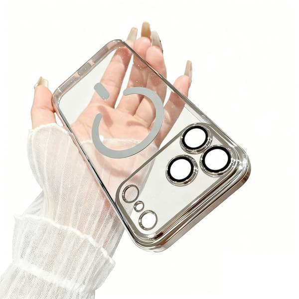 iPhone 17 Air mobilskal, transparent mobilskal (titangrå iPhone 17 Air)