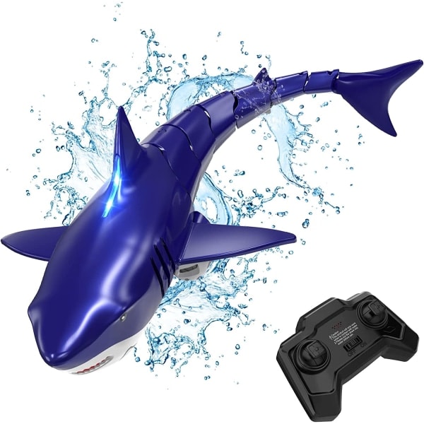 Children's remote control shark toys, remote control boat animal water toys