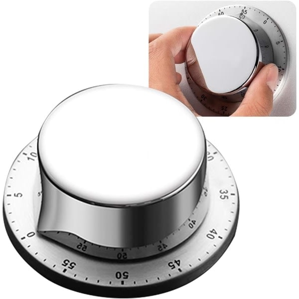 Mechanical Kitchen Timer, 60-Minute Countdown Timer for Cooking and Baking