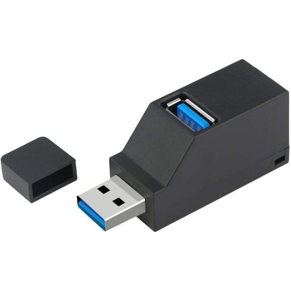 Mini portable USB 3.0 splitter, 3-port USB hub, expansion hub